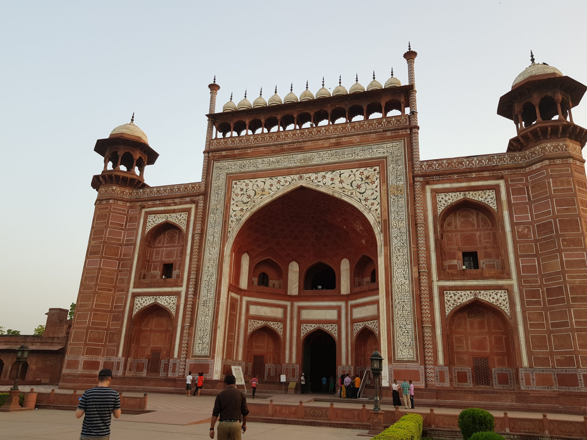 Wandering around Taj Mahal, 1 of the 7 Wonders of the World